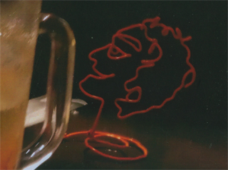 今井さんの「似顔ハリガネ」