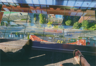 東京タワーから下をのぞくと…