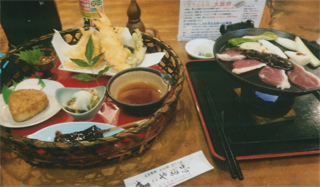 「寅さん定食」を食べました