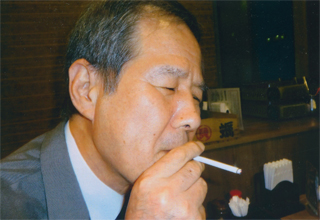 ホッとして、一服