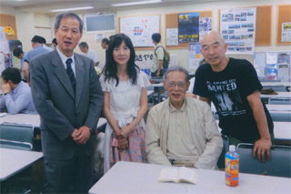 早見慶子さん、塩見孝也さん、レーニンさん