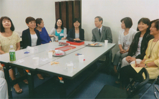 終わって、お茶会です