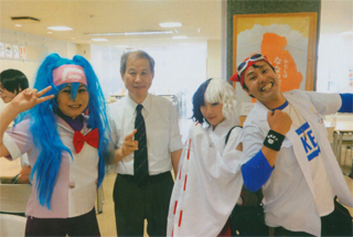 高校生の参加者たちと