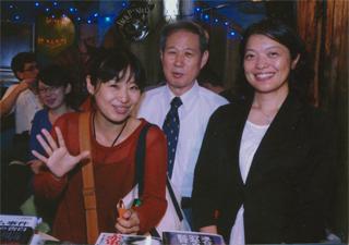 あべさん、可知さんと