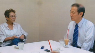 小沢遼子さんと対談。8/13