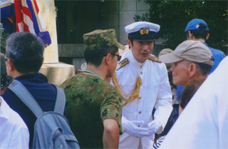 日本の軍人さんも