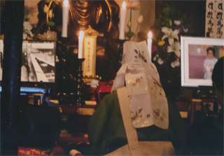 見沢知廉氏とお母さんの法要。9/7