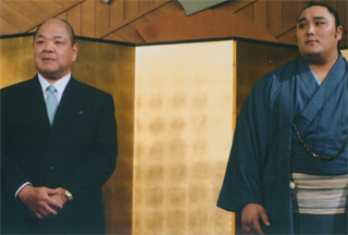 八角親方、隠岐の海