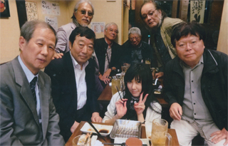 「月蝕歌劇団」の打ち上げで。9/22（月）