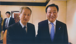 野田佳彦元総理大臣と。10/22