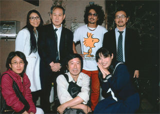 役者さんやスタッフの人たちと