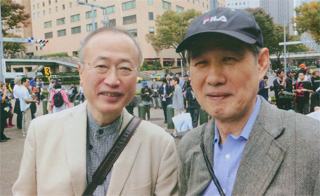 有田芳生さんと