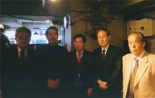 浅野さん、矢谷さん、松岡社長、鈴木、飛松さん