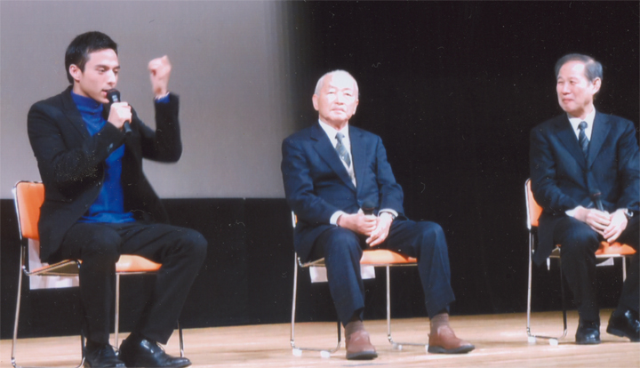 満島真之介さん、森田治さん、鈴木。11/16