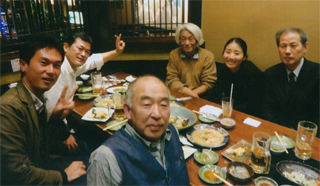 「土風炉」で打ち上げ