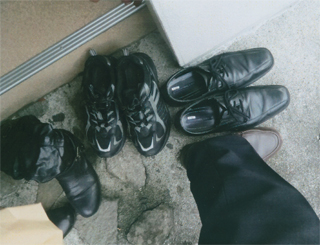 大きなクツが…