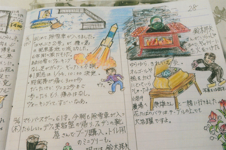 奥さんの「絵日記」