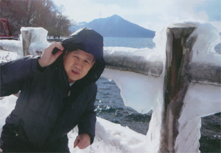 札幌・支笏湖で。12/9（火）