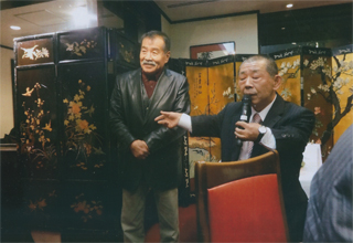 田中光四郎さん、長谷川光良さん。12/13（土）