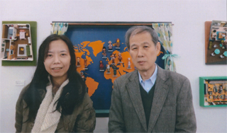 立体イラストレーター・クッチーさんと