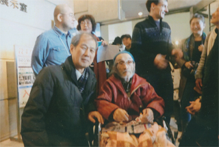 福島菊次郎さんと。12/27