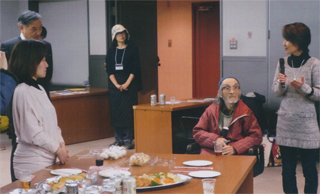 パーティで。福島さん