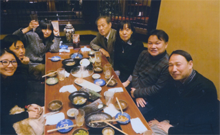 そのあとは新年会です