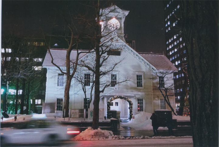 札幌時計台の全景です