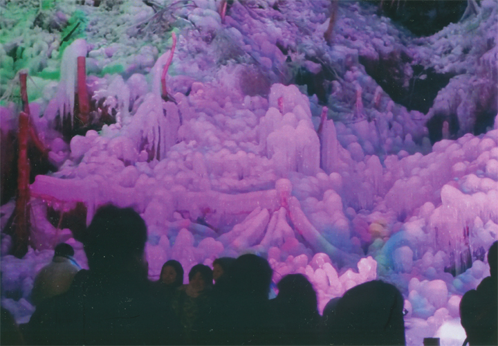 つららのアートです