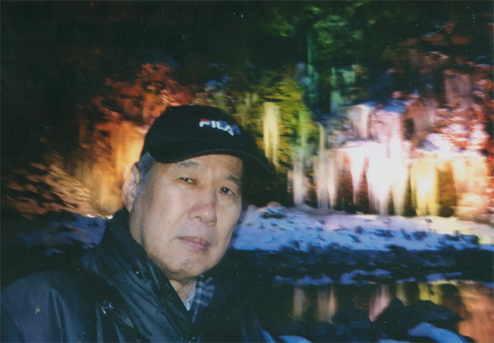 ライトアップされて、きれいです