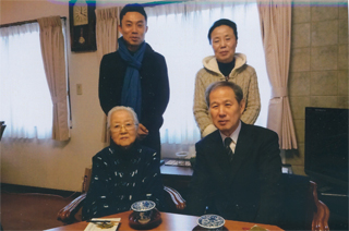 ふくみさん。娘さん。お孫さんと