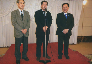 木村三浩氏と挨拶