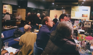 スナック「バロン」で