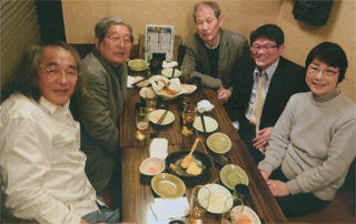 阿木さんの送別会で