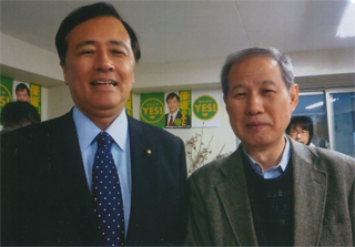 保坂展人さんと。3/25（水）