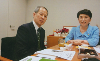 福島みずほさんと