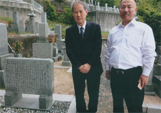 新選組・永倉新八のお墓で