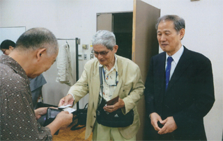 初対面の礼仁さんと猪野さん