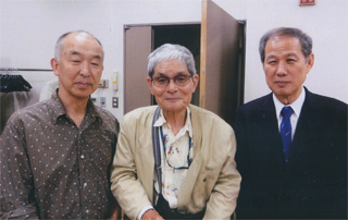 椎野礼仁さん。猪野健治さん。鈴木