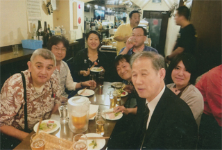 お客さんたちと