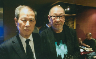 作家の森詠さんと