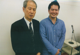 柔道仲間の福田君も来てくれた