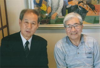 いとこの上谷俊夫さんと