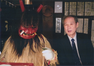 お店に「なまはげ」がいました