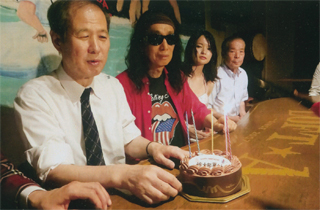 消し終わった後、食べました