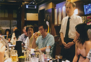 私もお礼の挨拶をしました