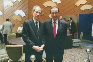 松浪健四郎さんと