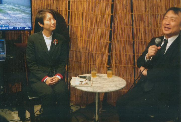 石上阿希さん。浦上満さん