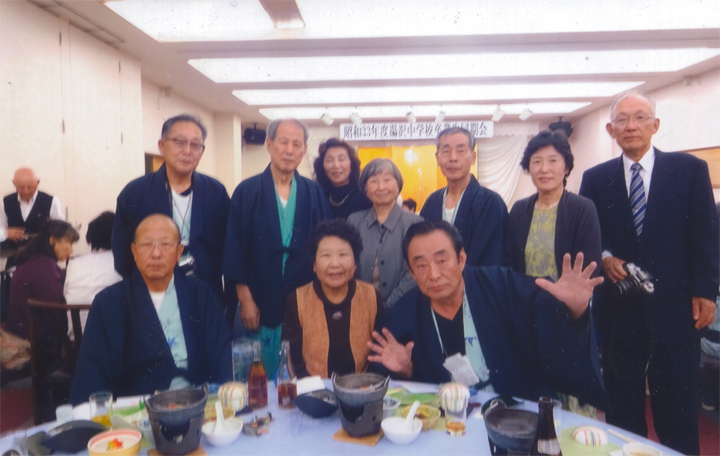 湯沢中学校の同窓会。10/9