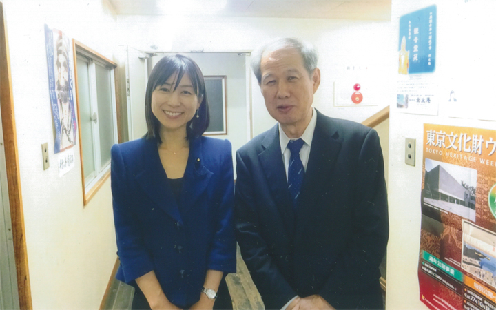 塩村文夏さんと